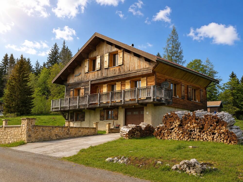 Vente Maison LAJOUX : Chalet avec vue sur les Monts Jura Septmoncel les molunes