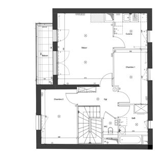  Appartement � vendre 4 pi�ces 82 m�