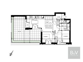  Appartement  vendre 3 pices 62 m