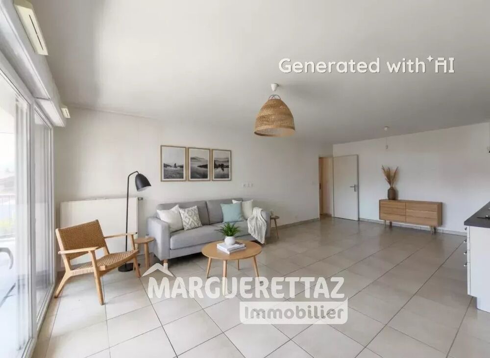 Au coeur de Reignier, T3 avec terrasse au calme + 2 places de pa