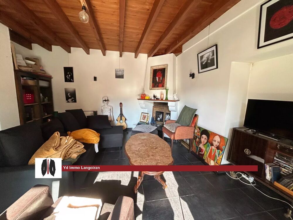 LANGOIRAN - Maison de charme 74 m2, 2 chambres, cour