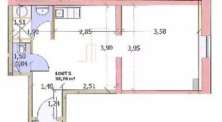  Appartement � vendre 1 pi�ce 34 m�