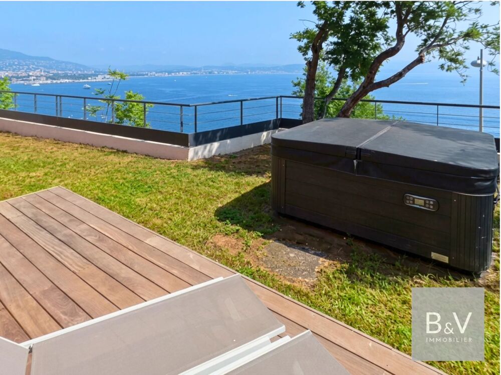 Appartement d'exception 4 pièces, vue mer panoramique et jardin