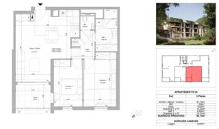  Appartement à vendre 3 pièces 64 m²