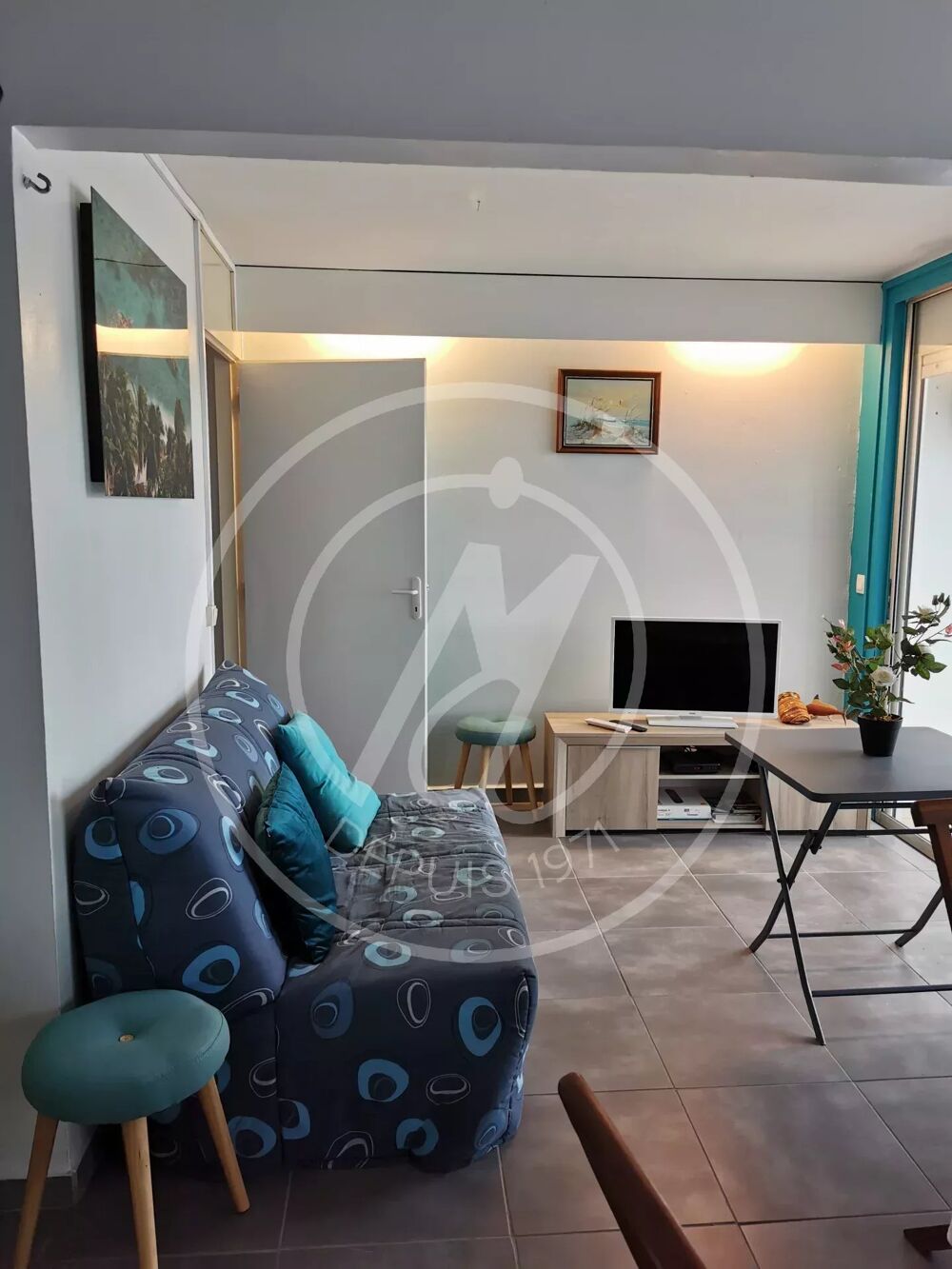 Location Appartement A LOUER 1020 euros -T2 MEUBLE LE GOSIER - VUE MARINA Le gosier