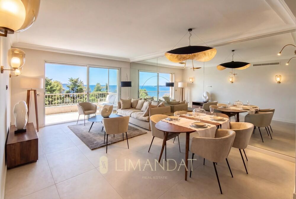 Cannes Californie  Superbe 4 pièces rénové avec vue mer panoram