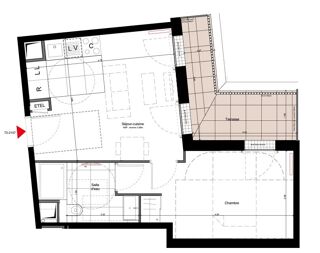  Appartement � vendre 2 pi�ces 37 m�