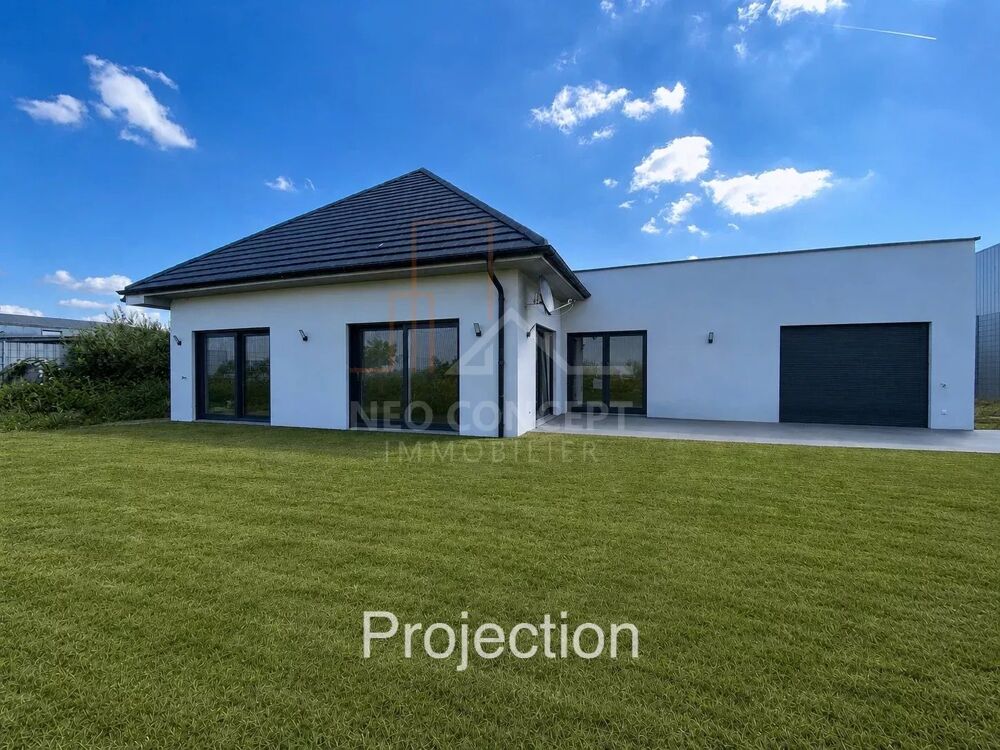Maison de plain-pied & local professionnel - parcelle 1560 m²