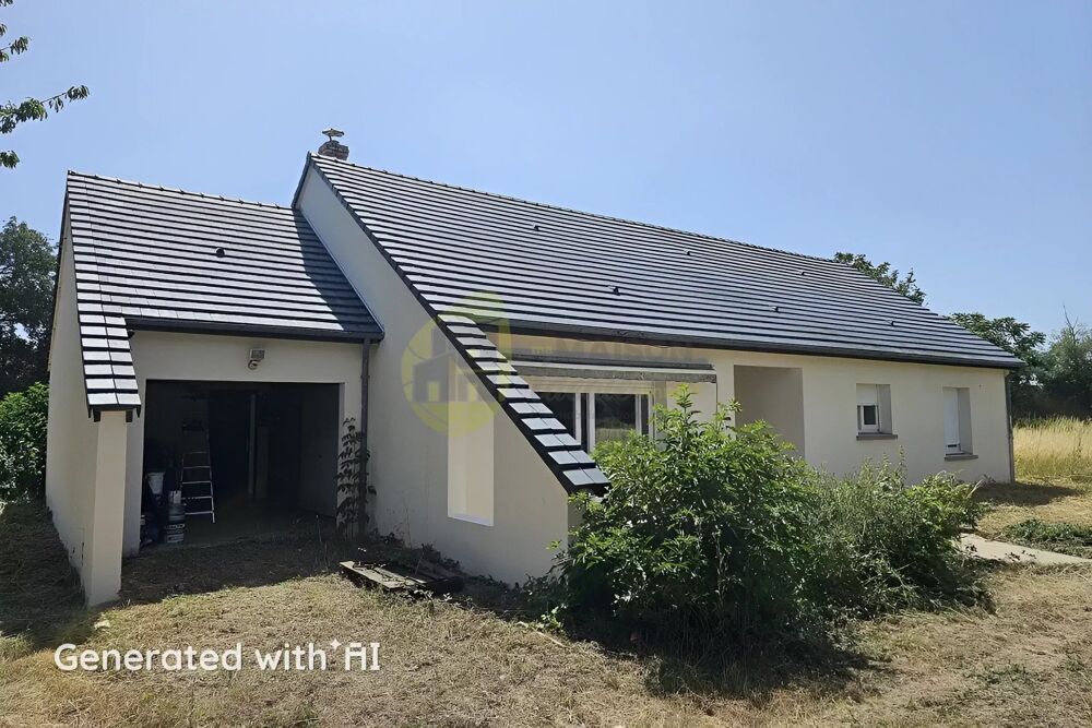 Maison 5 pièces de plain-pied de 124m² sur terrain de 2642m²
