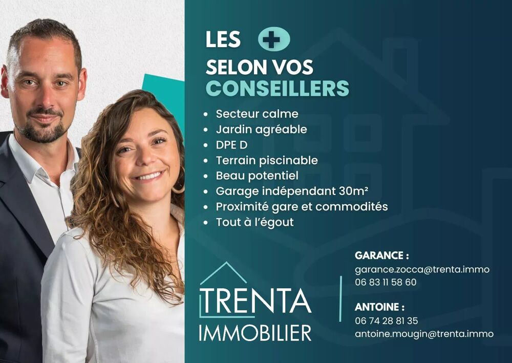 Vente Maison Maison à vendre de 93m² sur la commune de Chabons Châbons