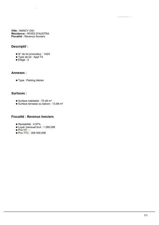  Appartement � vendre 