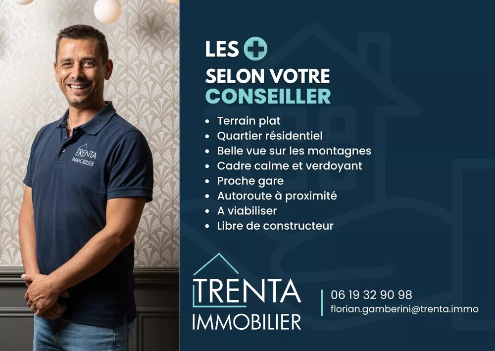 Vente Terrain Terrain à bâtir – 590 m² – Libre de constructeur Rives