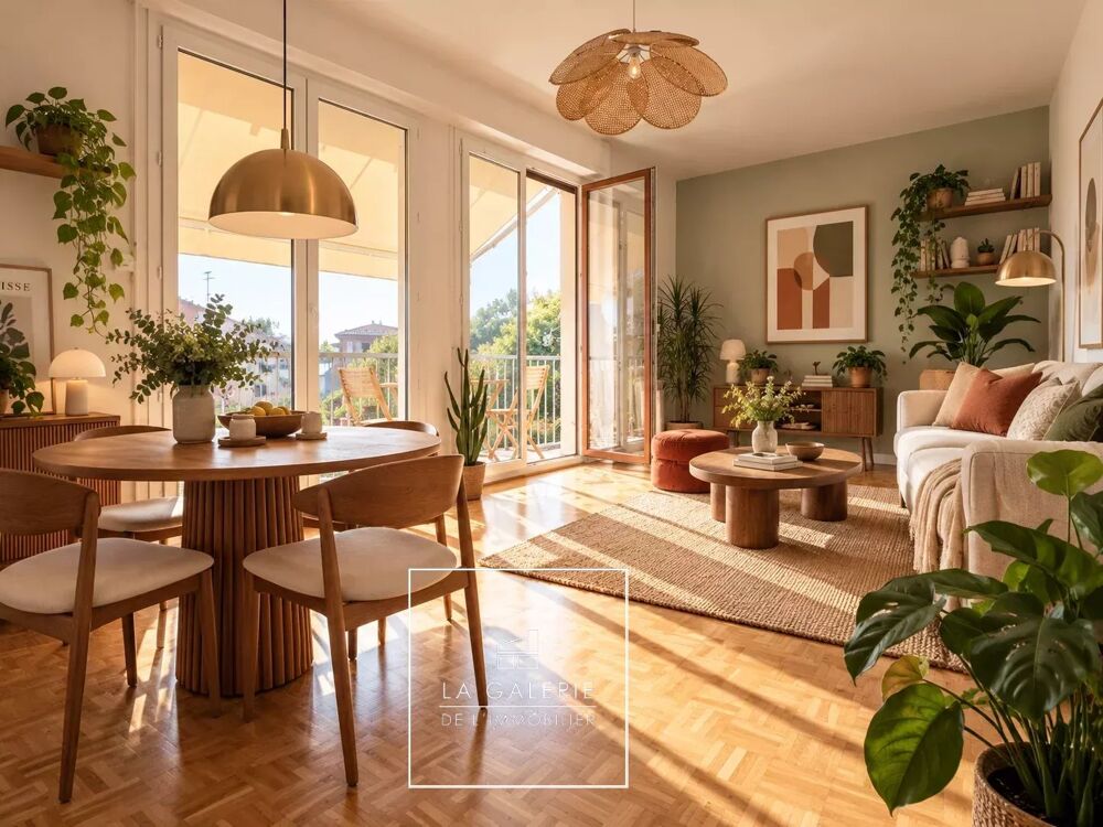TOULOUSE BUSCA SAINT-MICHEL GRAND T3 TRAVERSANT DE 80 M² AVEC BA