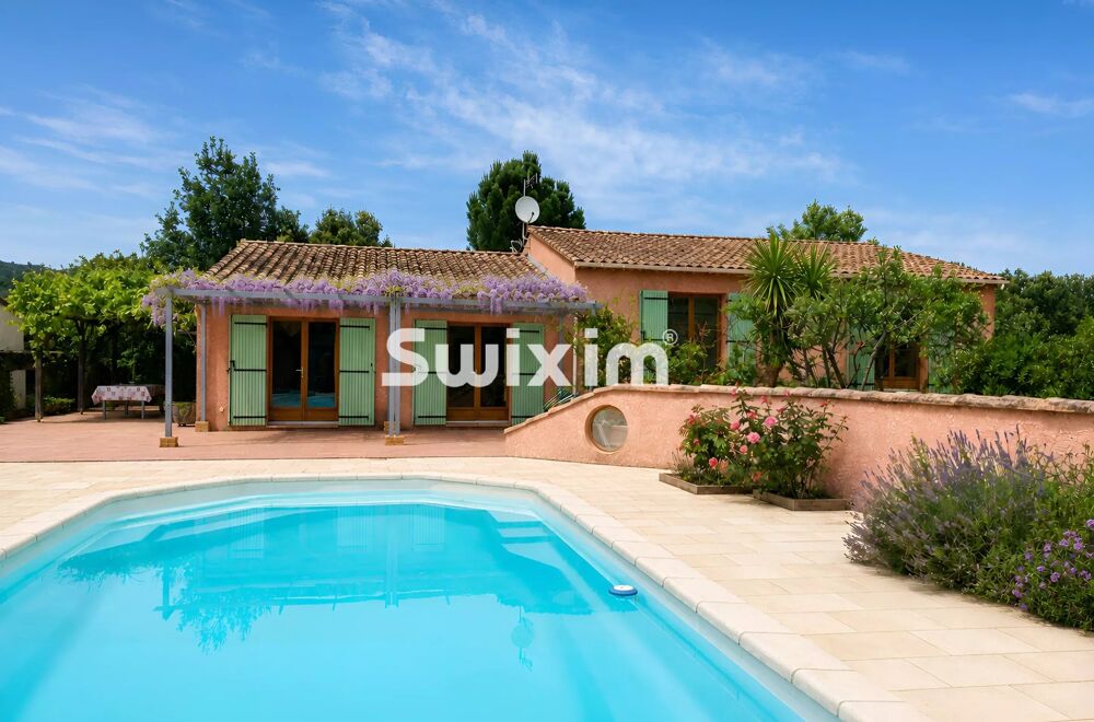 Villa familiale avec 4 chambres, piscine couverte et jardin arbo