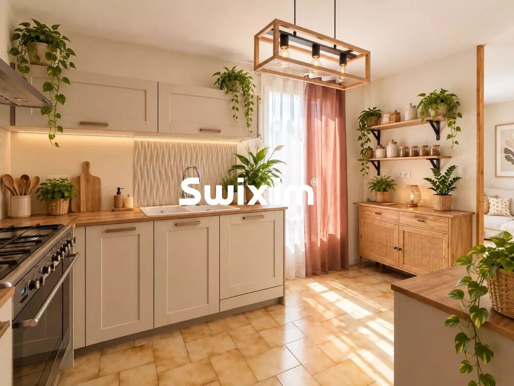Maison de plain-pied avec jardin, 3 chambres, garage