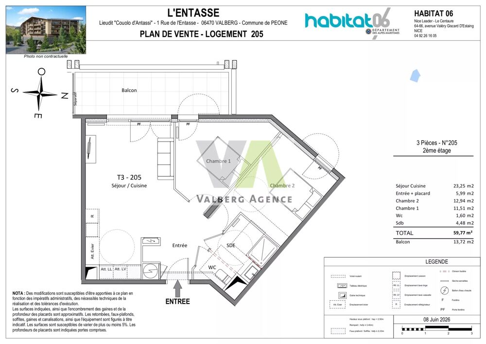 Vente Appartement Appartement 3 pièces Valberg