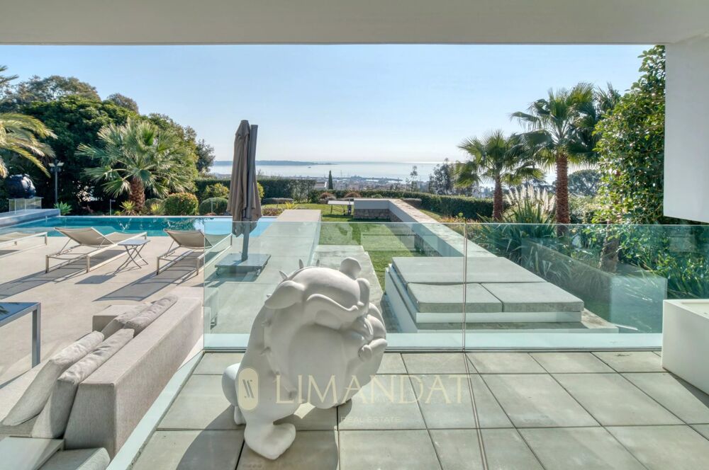 Location Maison Golf Juan - Villa 4 chambres - Vue Mer Panoramique Cannes