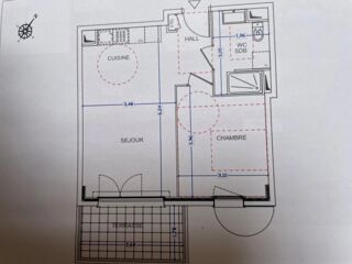  Appartement à vendre 2 pièces 41 m²