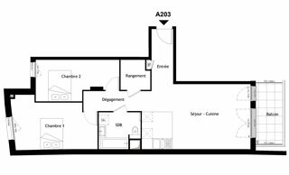  Appartement � vendre 3 pi�ces 71 m�