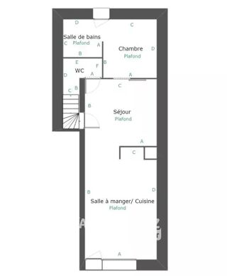  Appartement � vendre 2 pi�ces 55 m�