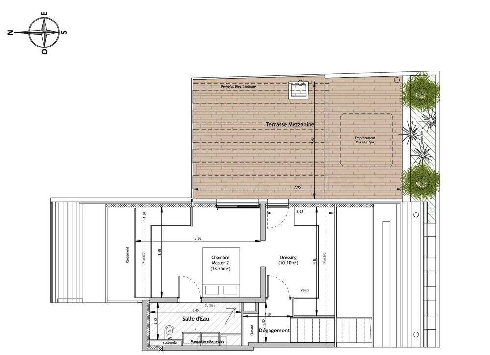 Vente Appartement JUAN-LES-PINS – DUPLEX TOIT-TERRASSE NEUF AVEC VUE MER PANORAMIQ Juan-les-pins