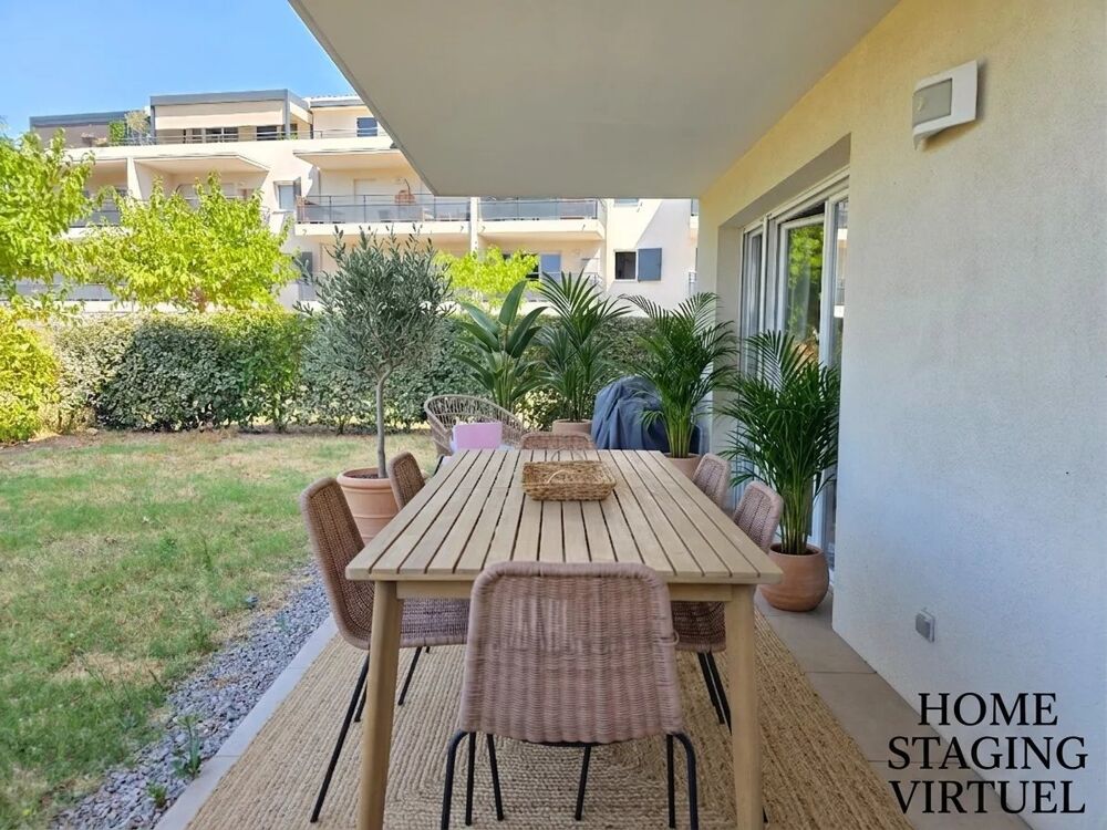 EXCLUSIVITÉ  APPARTEMENT 2 CHAMBRES -100m² de jardin - parking