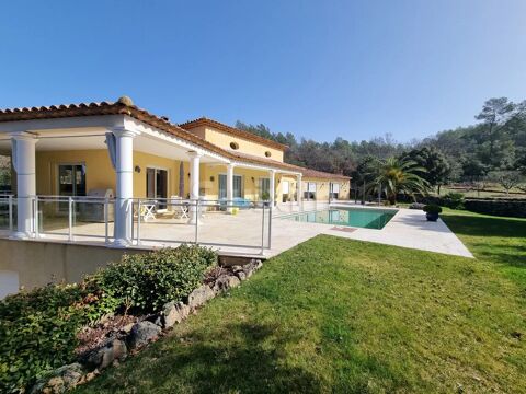 Villa de type f6 de plain pied avec piscine double garage 1679000 Les Arcs (83460)