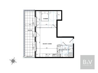  Appartement � vendre 2 pi�ces 44 m�