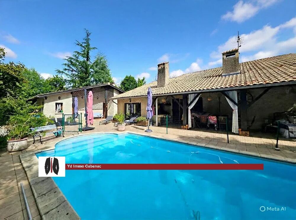 Vente Maison MAGNIFIQUE PROPRIETE AVEC PISCINE ET GRAND TERRAIN Saucats