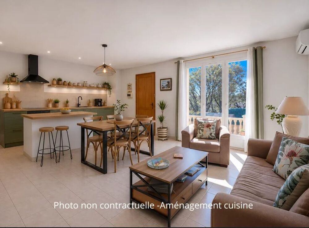 Vente Maison DRAGUIGNAN MAISON PLAIN-PIED T4 -78 M²- 2 CHAMBRES-BUREAU- GARAG Draguignan