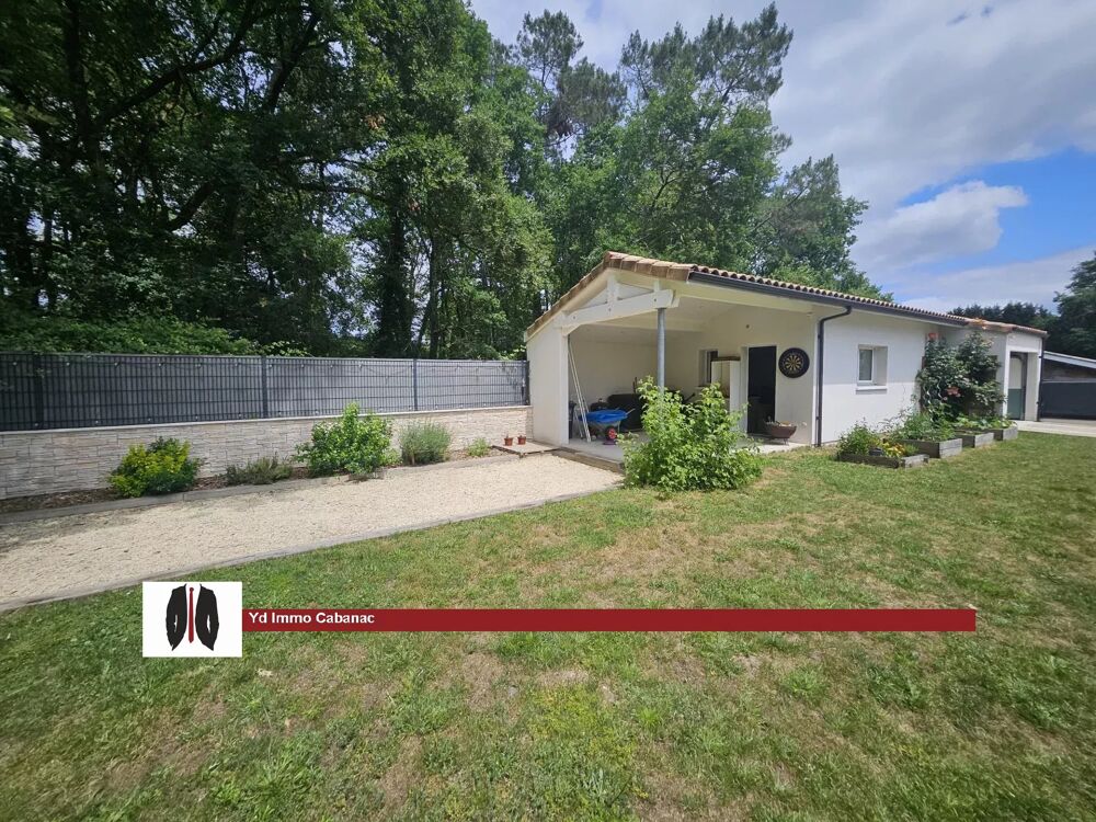 Maison contemporaine avec piscine, vue forêt et dépendance