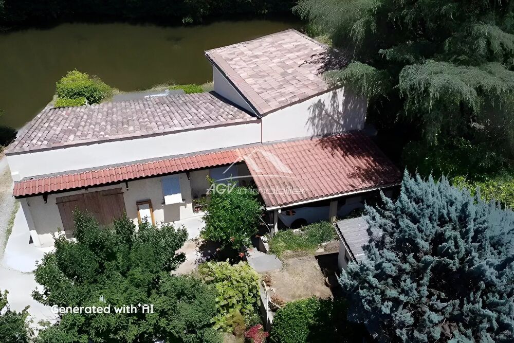 Située à Saint Privat des vieux, maison de plain-pied, 3 chambre