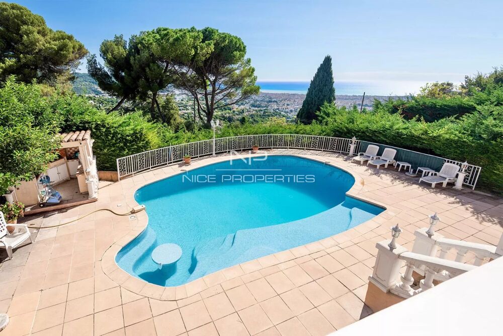 Nice Gairaut propriété de 378 m² vue mer piscine, terrasses