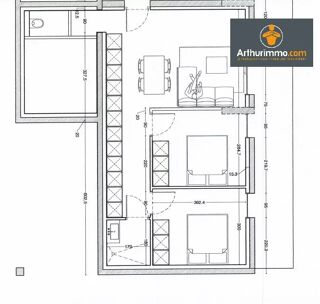  Appartement à vendre 3 pièces 64 m²