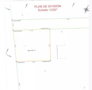  Terrain � vendre 827 m�