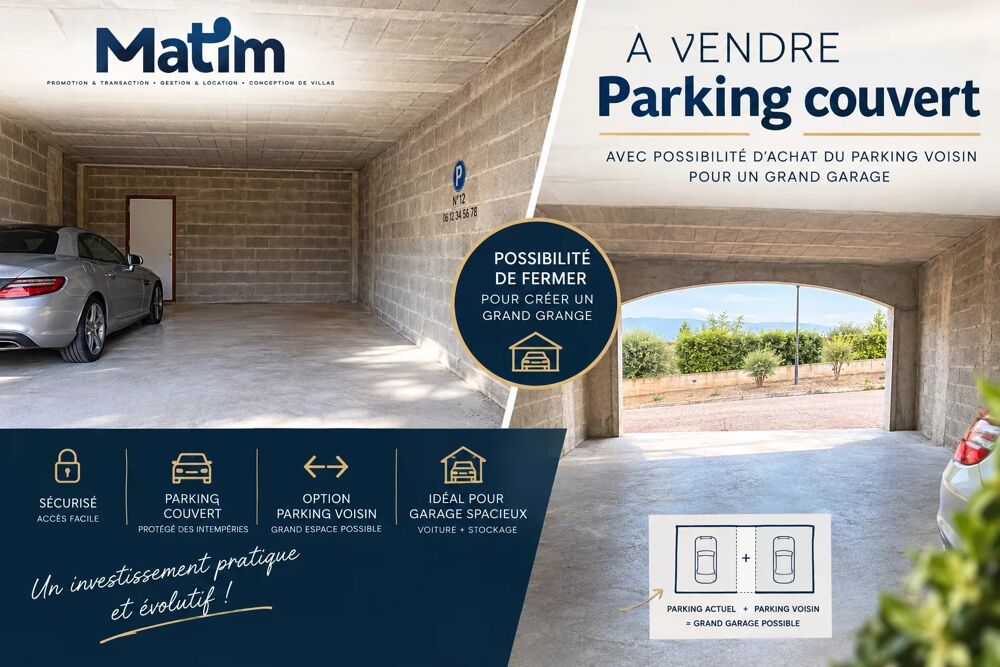 Vente Parking/Garage Parking couvert Oletta