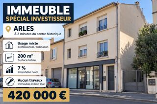 Vente Immeuble Arles Immeuble de rapport mixte habitation-professionnel 200 m² Arles