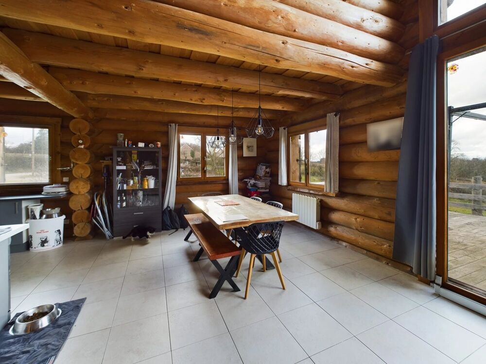 Maison rondins de bois