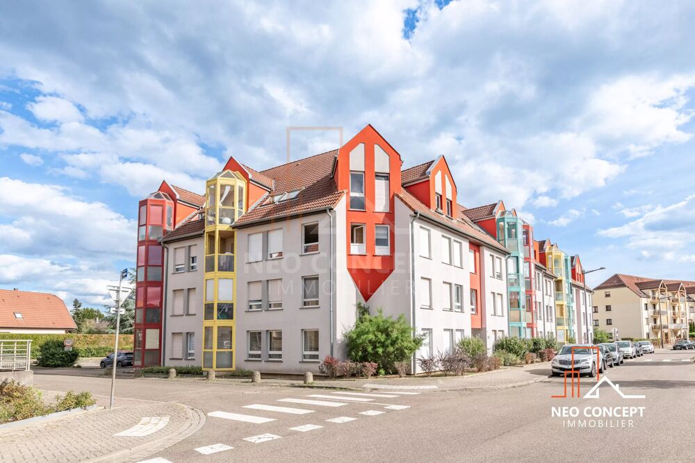 Vente Appartement ILLKIRCH-GRAFFENSTADEN – 2 PIÈCES AVEC LOGGIA ET CAVE Illkirch-graffenstaden