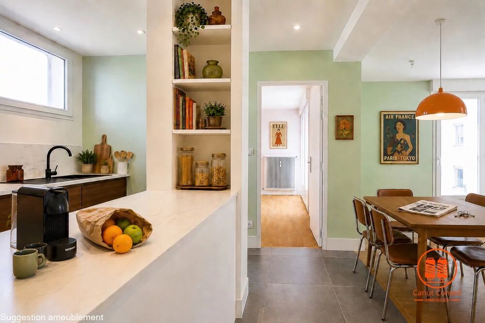 Vente Appartement T3 lumineux, traversant et entièrement rénové (DPE : C) Lyon 4
