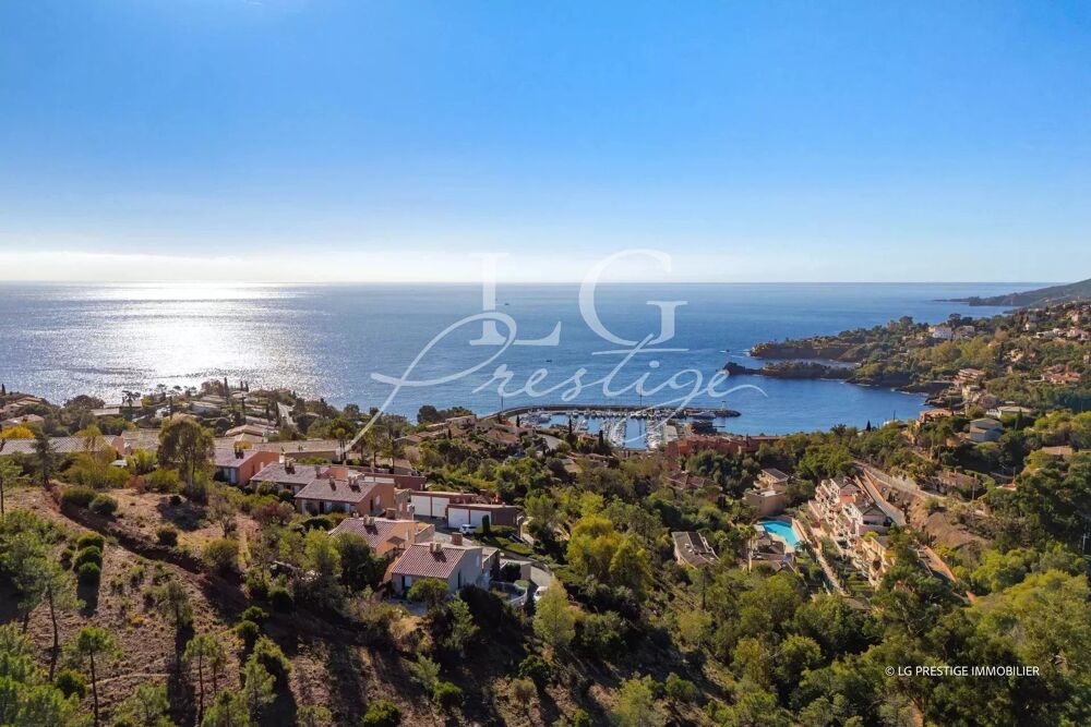 Théoule-sur-Mer : villa sur le toit avec vue panoramique sur la