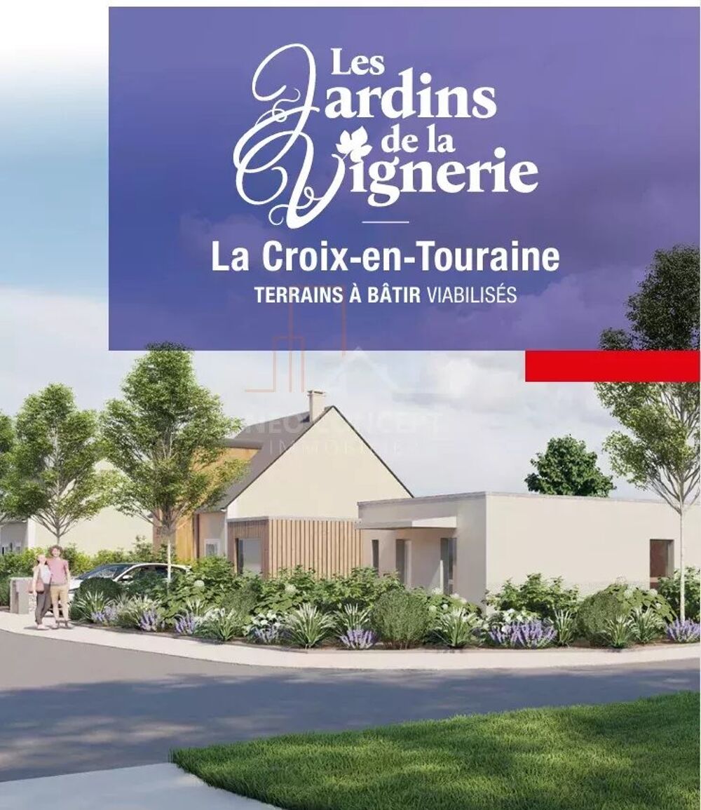 Vente Terrain Terrain 698m2 LA CROIX EN TOURAINE La croix-en-touraine