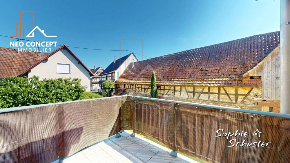 Vente Appartement Duplex T4 lumineux avec balcon, garage et parking au calme Rountzenheim-auenheim