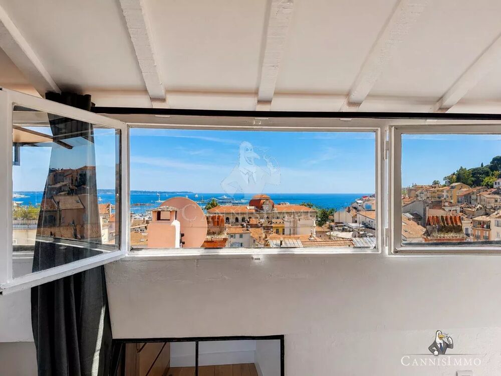Vente Appartement Cannes Banane 3P Dernier Etage Vue Mer et Suquet Cannes