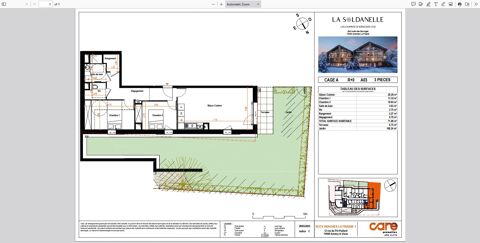   PROGRAMME NEUF LES CARROZ D'ARACHES Appartement - 3 pi�ce(s) - 71 m�