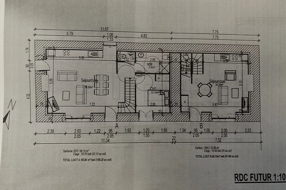 Vente Maison GUEGON MAISON A RENOVER AVEC TERR. 950 M² Guégon