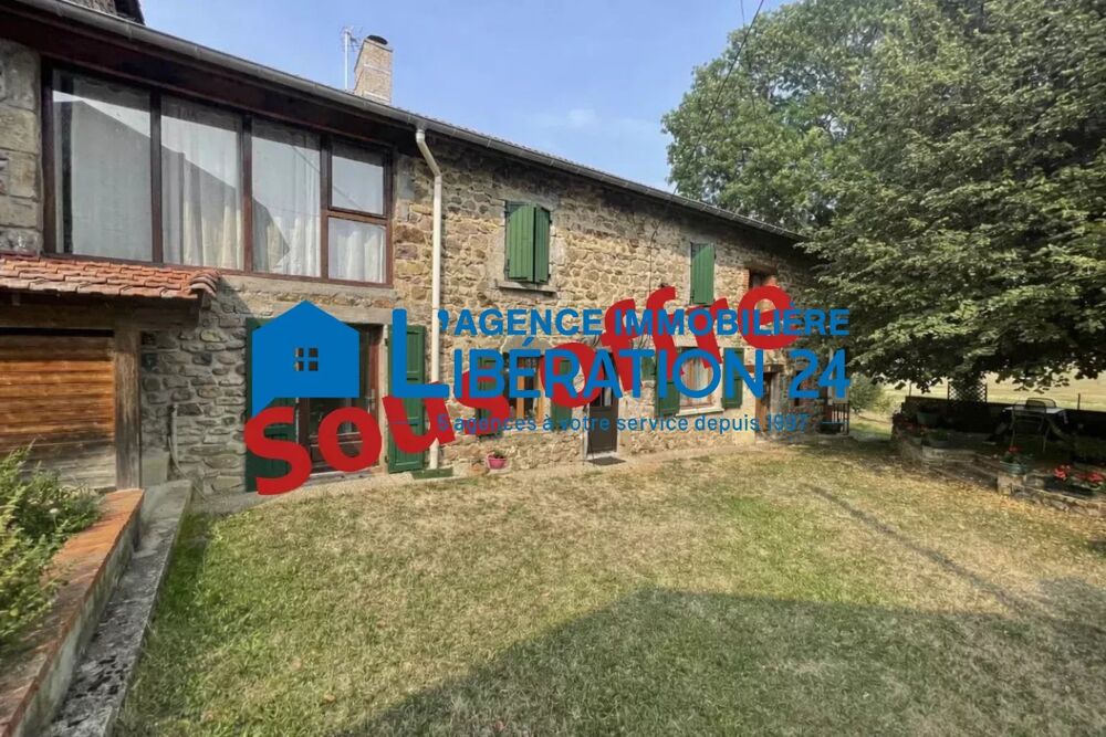 Vente Maison Maison en pierres 161 m² dont un studio indépendant Terrain 2680 Craponne-sur-arzon