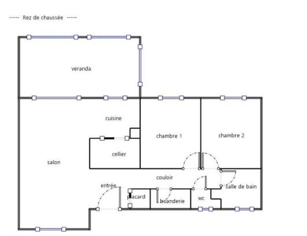 Appartement T3 bis en rez-de-jardin d'une résidence avec piscine