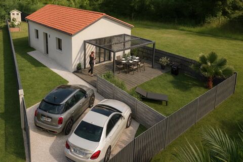   Villa de plain-pied � proximit� du centre de Saint-Marcellin-en- Villa - 3 pi�ce(s) - 74 m�