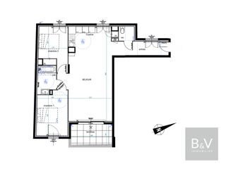  Appartement � vendre 3 pi�ces 73 m�